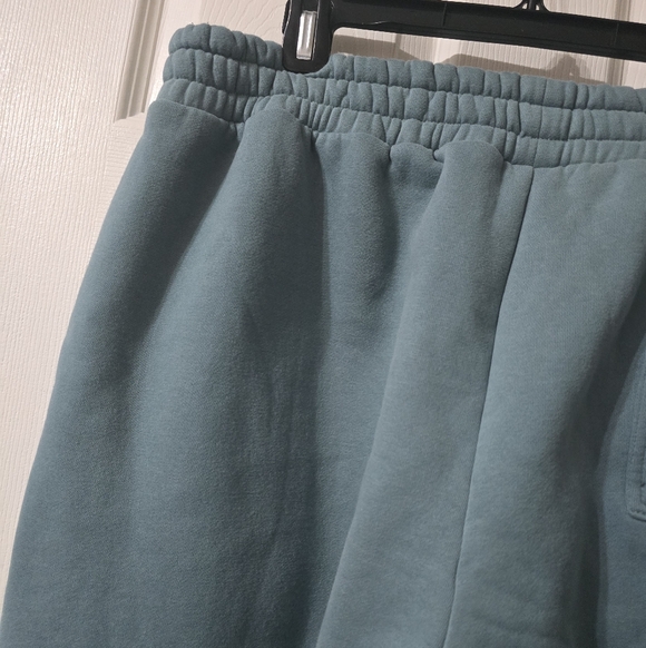 Comfrt You Matter Oversized Baggy Straight/Wide Leg Sweatpants in Jade, Size XL. - Picture 9 of 14